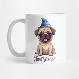 Pug dog as Wizard Mug